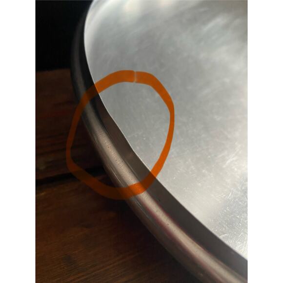 Vintage REVERE WARE 12" Stainless Steel Replacement Lid - Picture 5 of 7